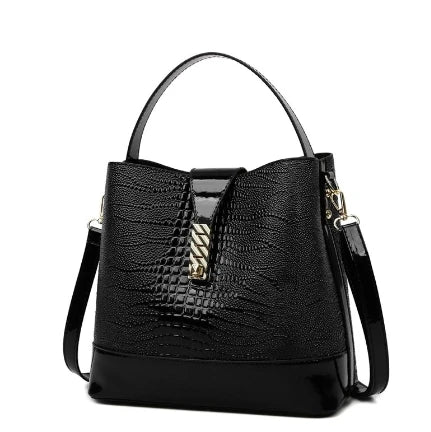 New Large Capacity Bucket Bag New Handbags for Women Tote Shoulder Bag Leather Satchel Top Handle for Ladies Women's Handbag