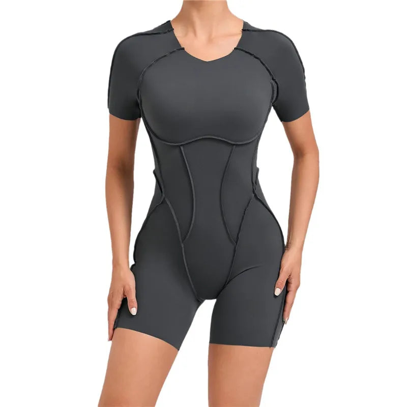 M090 Wholesale Women's Jumpsuit & Playsuits High Compression Gym Jumpsuit Women Yoga Bodysuit