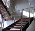 YL 304 Stair Stainless  Black Cable Railing Accessories Balcony Safety Balustrade Post