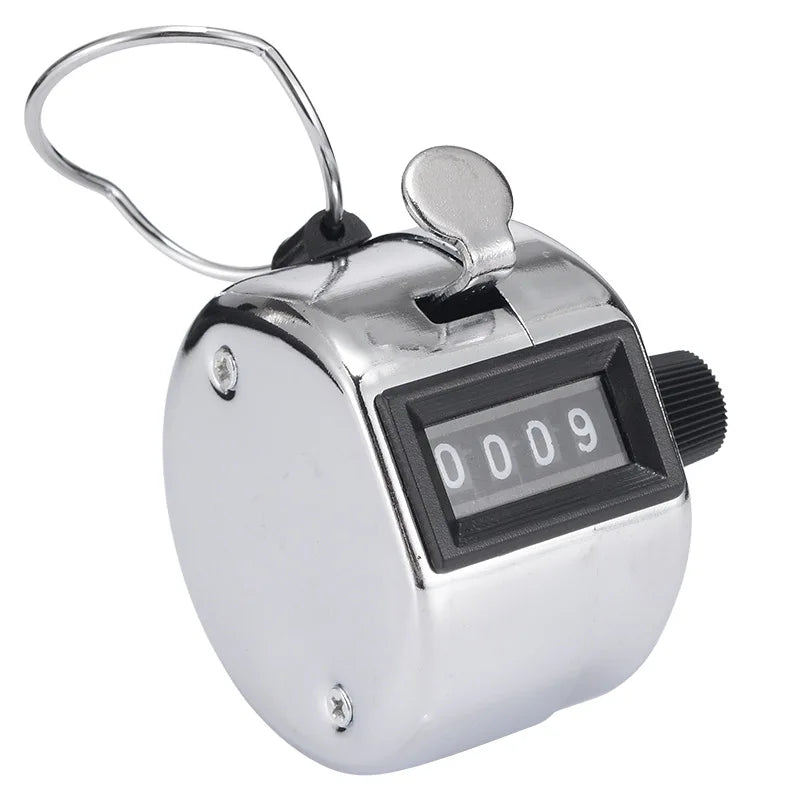 Z687 4 Mechanical Digit Handheld Manual Number Tally Counter Numbers Clicker  Digital Finger Tally Counter Promotional Gift