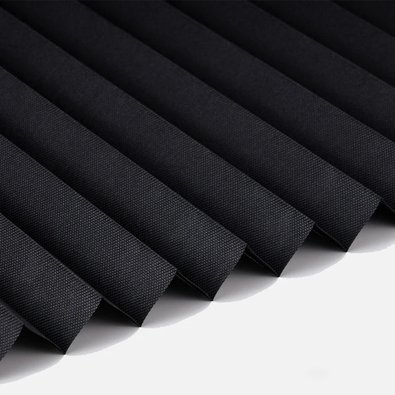 Factory Cheap No Tools Light Filtering Waterproof Pleated Polyester Shade MODERN Blinds Dual Layer Roller Blinds