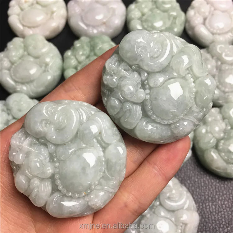 Certified Grade a Jade Buddha Jade Pendant