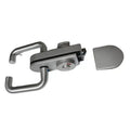 Modern Aluminum G012ED Anodized Double Tempered Toilet Glass Door Handle Lock with Strike Box and Indicator 10-12mm