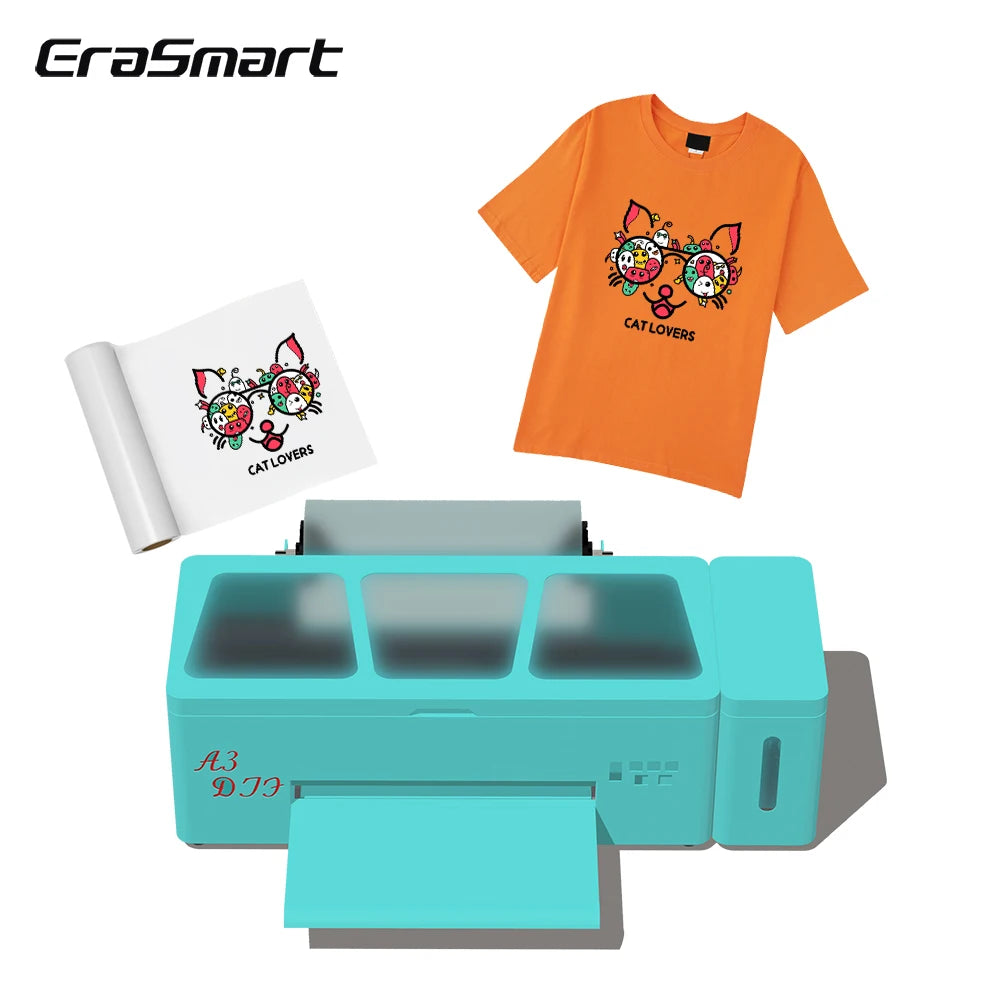 Newest Generation Manufacturer 1390 DTF Printing Machine Direct to Film Printer 30cm Print Head DTF Printer Inkjet for Garments