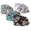 Unisex Colorful Scrubs Cap Nursing Scrub Caps Doctors Scrub Hats Cotton Hats for Women Nurse Hat Nurse Accessories