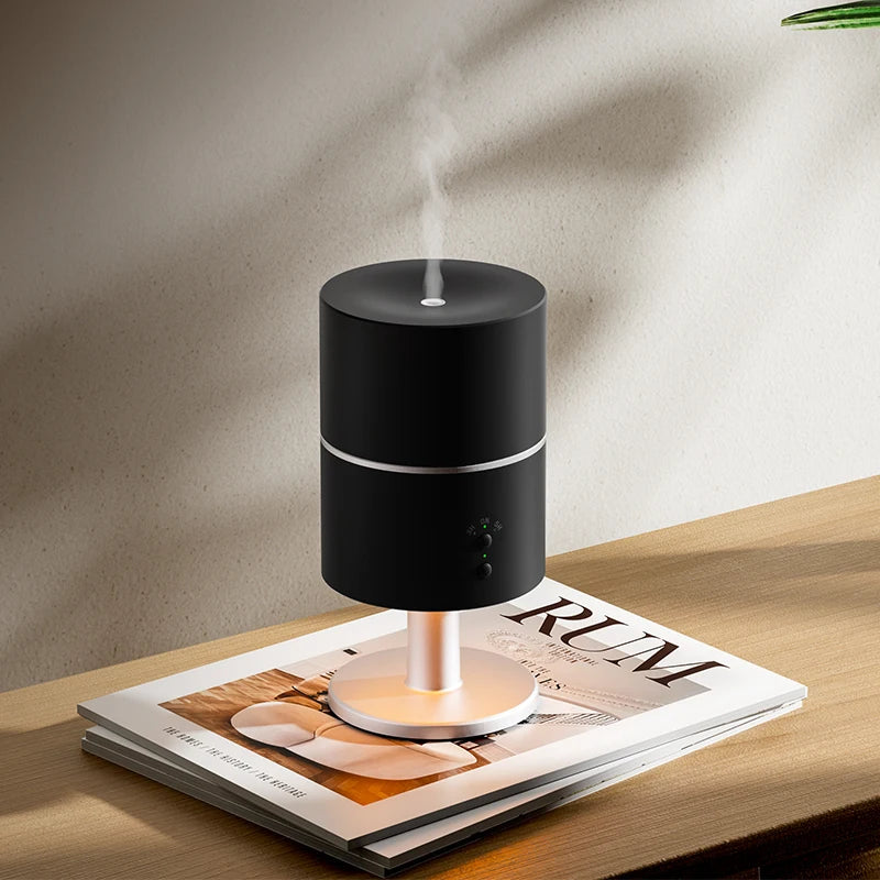 Wholesale Customized  Humidifier Diffuser 3 in 1 Table Design Warm Cool Light  Aroma Humidifier Ultrasonic  for Gift Bed Room