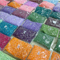 Wholesale ABS Craft Half Pearl Flat Beads 2.3.4.6.8mm Shiny Unique Color AB Loose Pearls for Jewellery Making