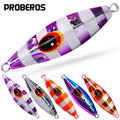 High Quality Slow Pitch Jigging Lure 40G 80G 120G Sinking Lure Shore Casting Jig Lead Fish Sea Fishing Luminous Hard Bait