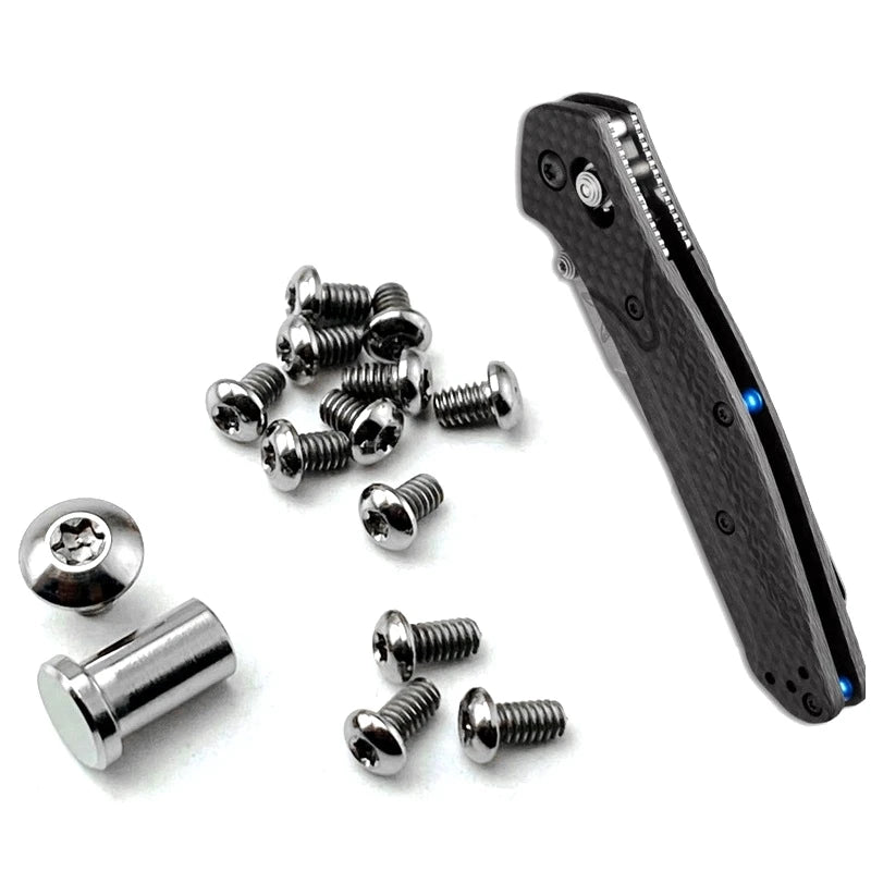 Benchmade Butterfly 940 Titanium Shank Screws Complete Set of Titanium Screws Folding Knife Handle Screws