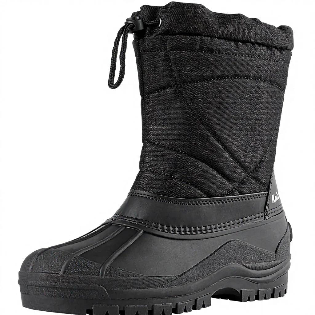 Knixmax Mens/Womens Snow Boots Lightweight Winter Warm Lined Non-Slip Size EU 37-46