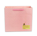 Manufacturers selling cute pink spotted bear paper bags pink dot shopping Bag