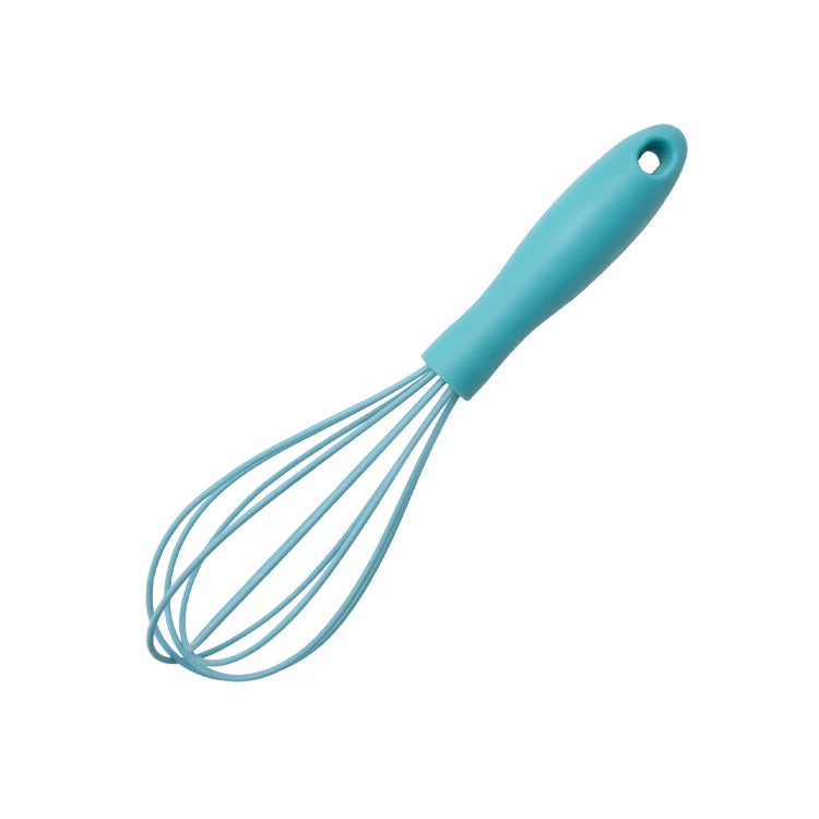 Kitchen Baking Accessories Eco-Friendly Silicone Egg Beater Whisking Cooking Beating Frothing Durable Reusable Manual Household