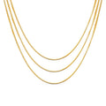 Chris April 316L Stainless Steel Long Flat square Snake Multipurpose Chain Bone Necklace Jewellery