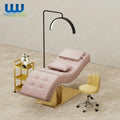 Union Win Foldable Luxury Salon Furniture with Matching Chairs Relax Body Salon Curve Beauty Lash Bed