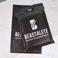 Custom Biodegradable Compostable Black Mailer Poly Plastic Mailing Envelope Packaging Courier Shipping Bag with Handle