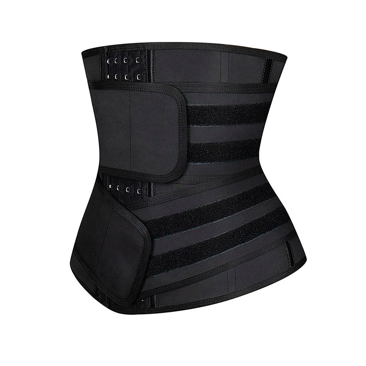 Unbranded 4 Hooks Latex Waist Trainer Trimmer Various Specifications 2 Belt Stretch Shaper Tummy Wrap Bustline Plus Size