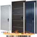 USA Standard Fireproof 20/40/60/90 Minute Interior Apartment Door with Safety Lock Luxury Doors for Hotel Smart Doors for Hotel