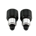 Black Knurled Head Press-in Spring Captive Panel Screws for PC Board Durable Nylon Plastic Nickel Aluminium Titanium Materials