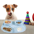 4 in 1 Durable Silicone Pet Dog Slow Eating Mat Non Slip Cat Dog Food Feeder Lick Mat with Suction Cups