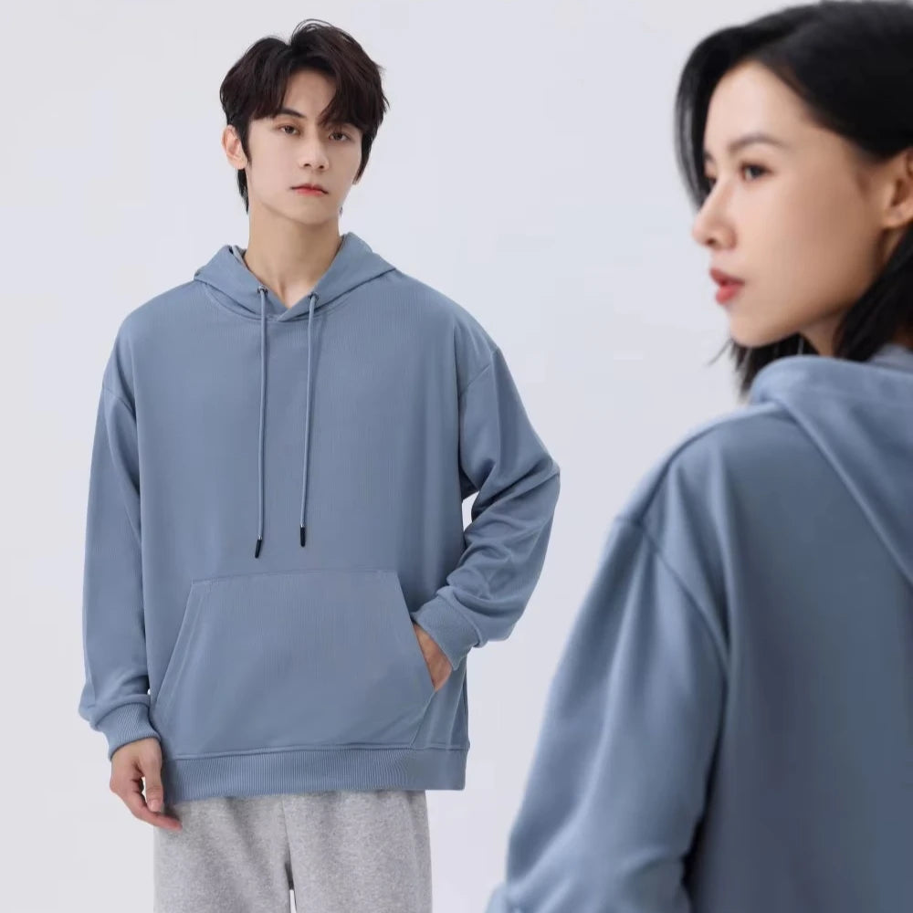 Custom Logo Men Women Plain Cotton Polyester Hoodies Sweatshirts Long Sleeve Pullover Hoody for Printing