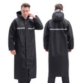 Custom Eco-Friendly Reusable Lotus Fabric Waterproof Windbreaker Long Raincoat Men Women Hiking Camping Rain Wear
