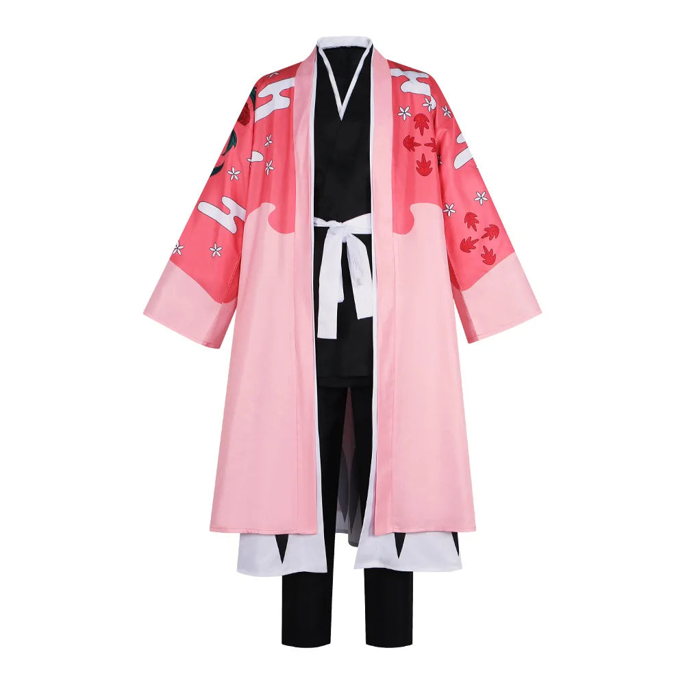 Men Anime Bleach Cos Thousand Year Blood War Arc Captain Kyoraku Shunsui Cosplay Costume AOKG-086