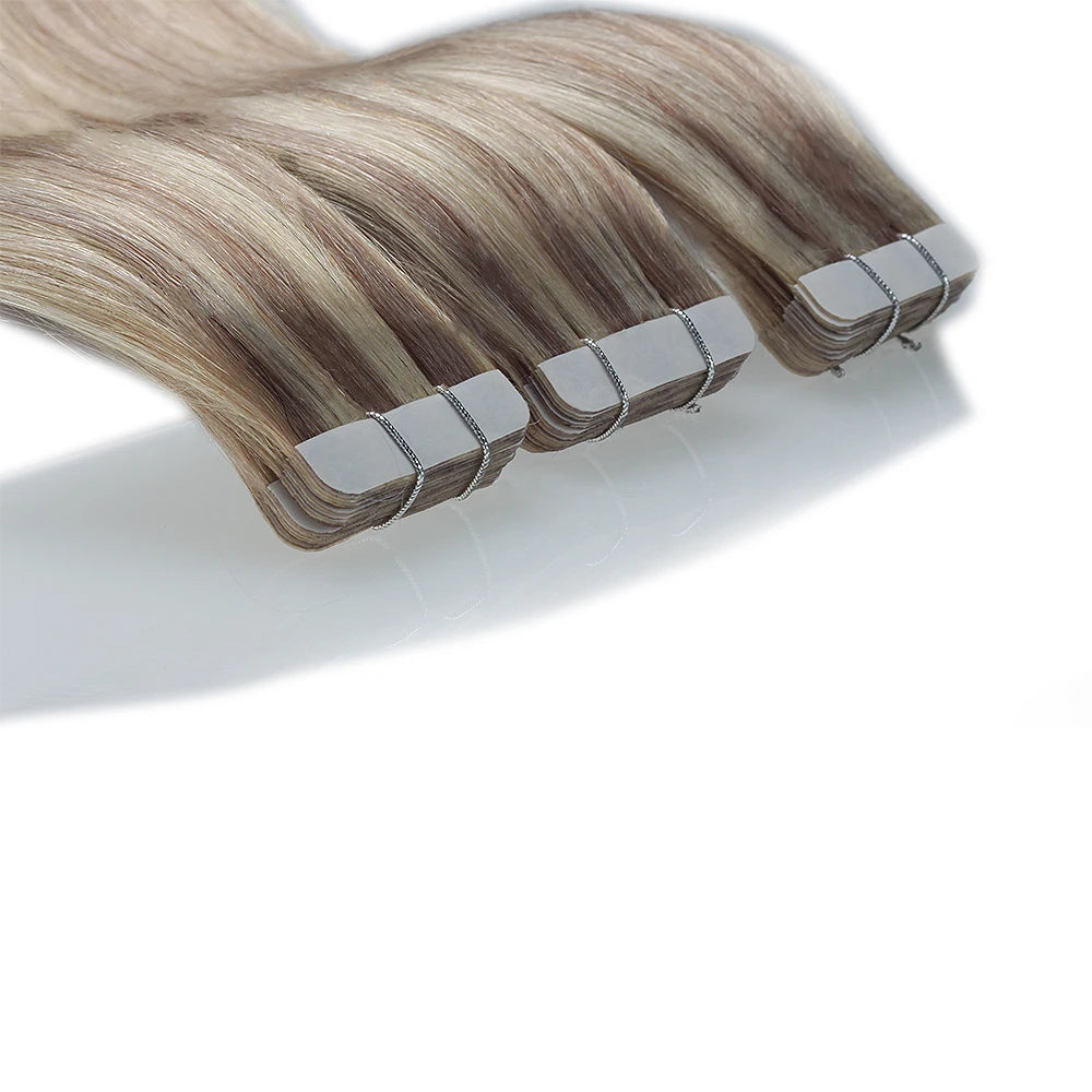 High Quality European Cuticle Aligned Hair Remy Hair Tape in Hair Extension