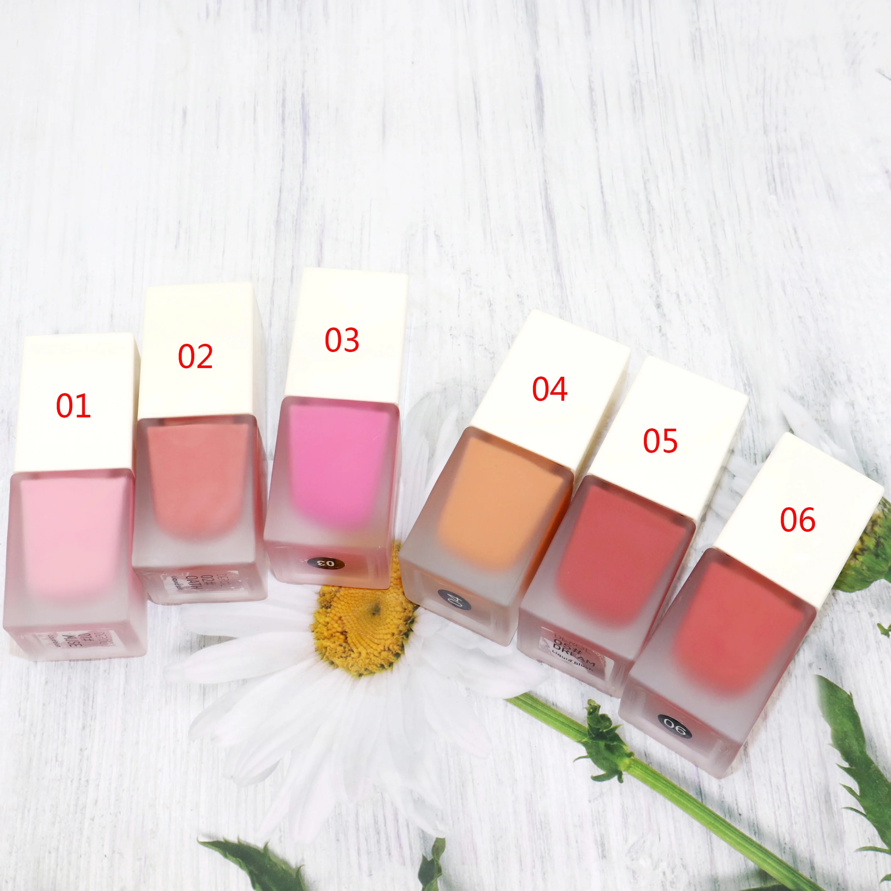 Wholesale 6 Color Vegan Cream Blush Palette Cruelty-Free High Pigment Soft Formula for Dark Skin Low MOQ