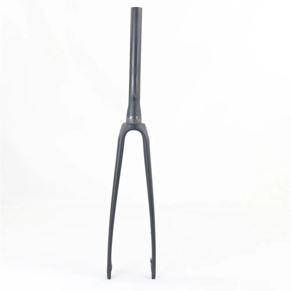 Winowsports Carbon Bicycle Fork Flat Mount Disc Brake 140mm Carbon Fiber Front Fork With Inner Hidden Cable 700C Road Bike Fork