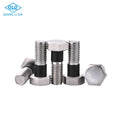 Stainless Steel Plain Hex Head Full Thread DIN933 Anti-flaming Waterproof Self Sealing Screws M3-M6 for Electric Power