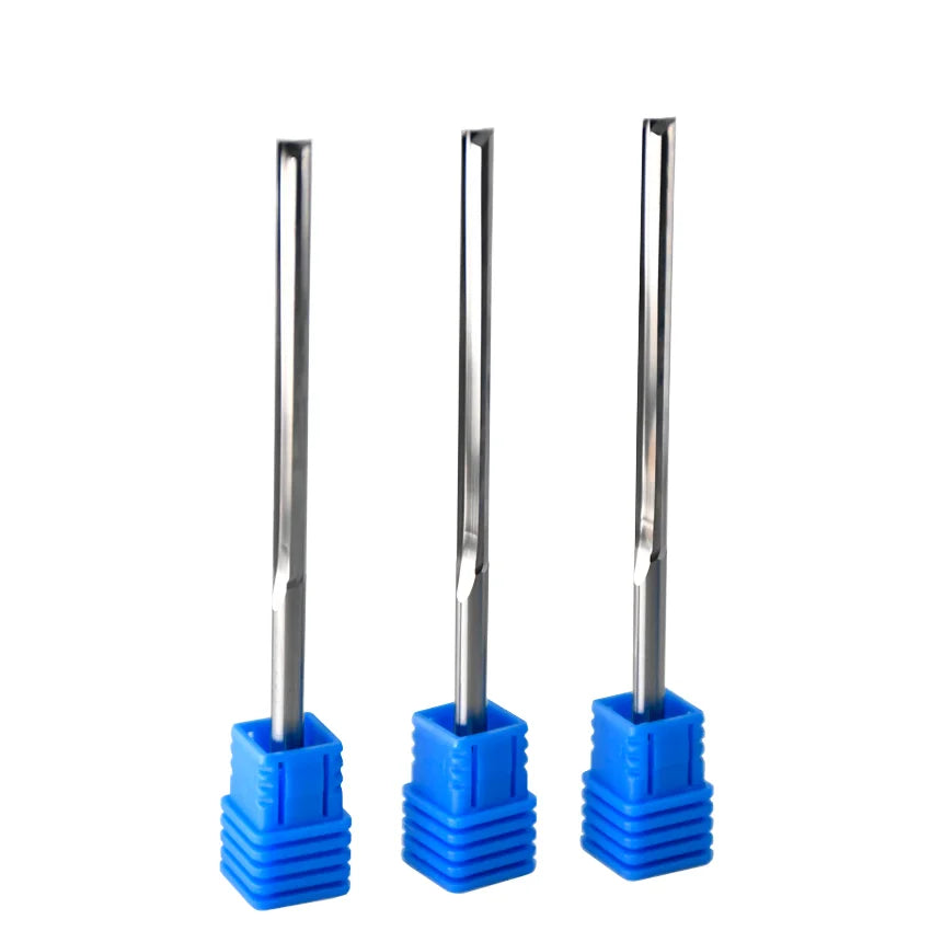 Wholesale Solid Carbide End Mill 3mm Router Bits CNC Straight Milling Cutter MDF Coated Tin Shank Diameter 8mm 6mm 10mm OEM/ODM