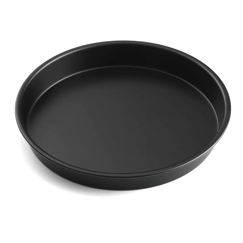 Custom  Round Pizza Baking Pan Non Stick Carbon Steel Oven Baking Tray Steel Pizza Pan 14-Inch  13inch Deep Dish Pizza Pan