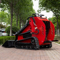Enter Tight Spaces Stand High Efficient Small Mini Skid Steer Wheel Loader for Small Machinery