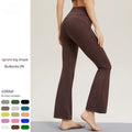 MAYYOUNG Customizable High-Waisted Wide Leg Sport Leggings Quick Dry Breathable Push-up Drawstring Fitness XL XXL Elastic Waist