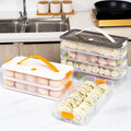 Kitchen Multi-layer PP Eco-Friendly Refrigerator Organizer Dumpling Storage Container Freshness Preservation Frozen Packing Food