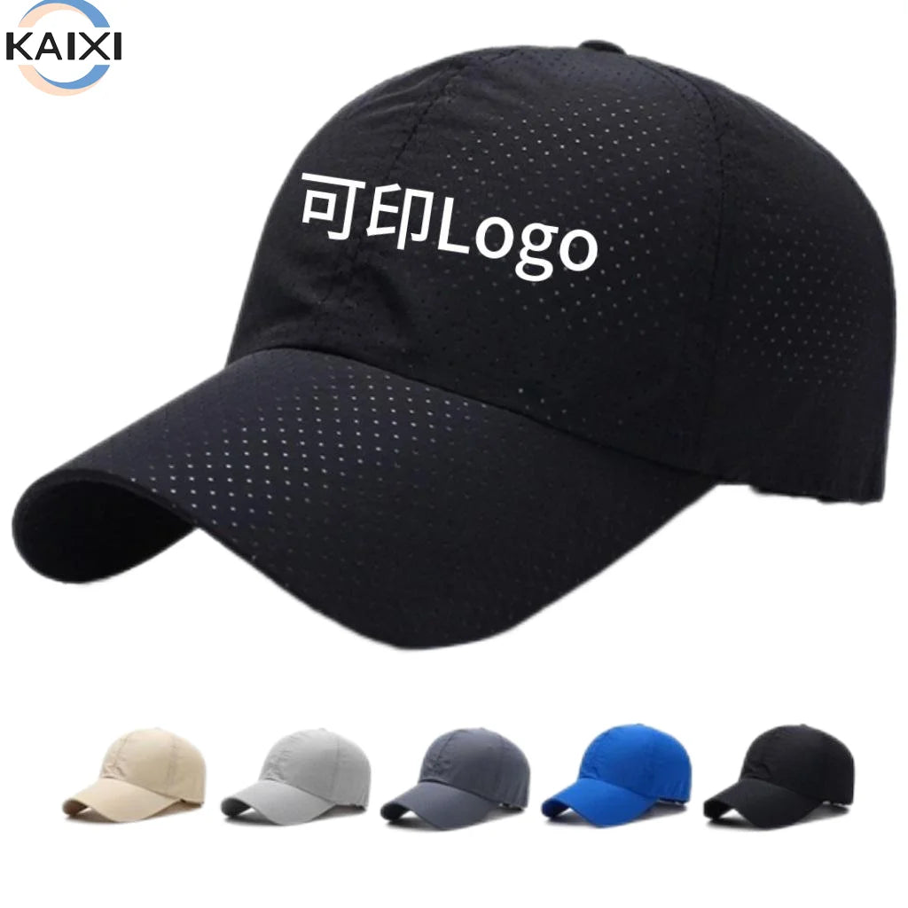 Baseball Cap Mesh Breathable Sun Protection Women's Sun Hat Can Be Printed With a Logo Pattern Cotton Baseball Cap