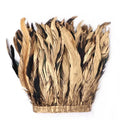 4-6 Inch(10-15 Cm) Multi-Color Dyed Chicken Tail Gold Plated Feathers Trims Fringe Sewing Crafts Costumes Decoration Xinyuling