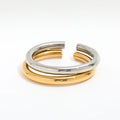 High End 18k PVD  Gold Plated Stainless Steel Hoolow Chunky Cuff Bracelet for Women Wholesale Jewelry