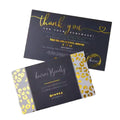 Custom Foil Stamping Business Cards with Pattern Printing for Luxury Packaging