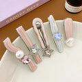 Custom Logo Girls Kids Small Plain Matte Metal Bobby Hair Pins Accessories Colorful Orange Duck Bill Hair Clips