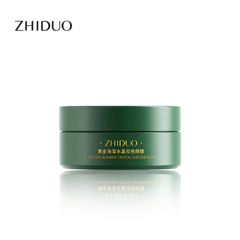Wholesaler ZHIDUO Golden Seaweed Crystal Eye Mask Under Eye Pad Patches