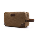 Custom Cosmetic Bags Wholesale Wash Make up Bag Men Canvas Luxury Travel Toiletry Makeup Bag