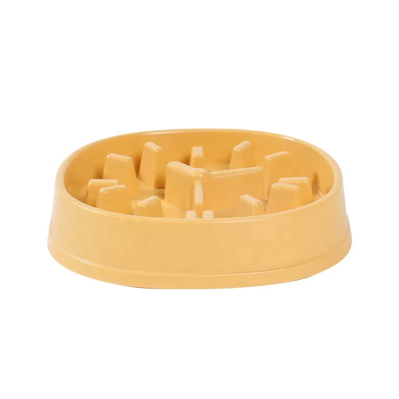 Puppy Slow Down Eating Pet Bowl Universal Cats Dogs Clock Slow Eat Dog Bowl