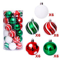 Pafu Shatterproof Christmas Tree Decorations Large Hanging Ball 30Pcs Christmas Balls Ornaments for Xmas Christmas Tree