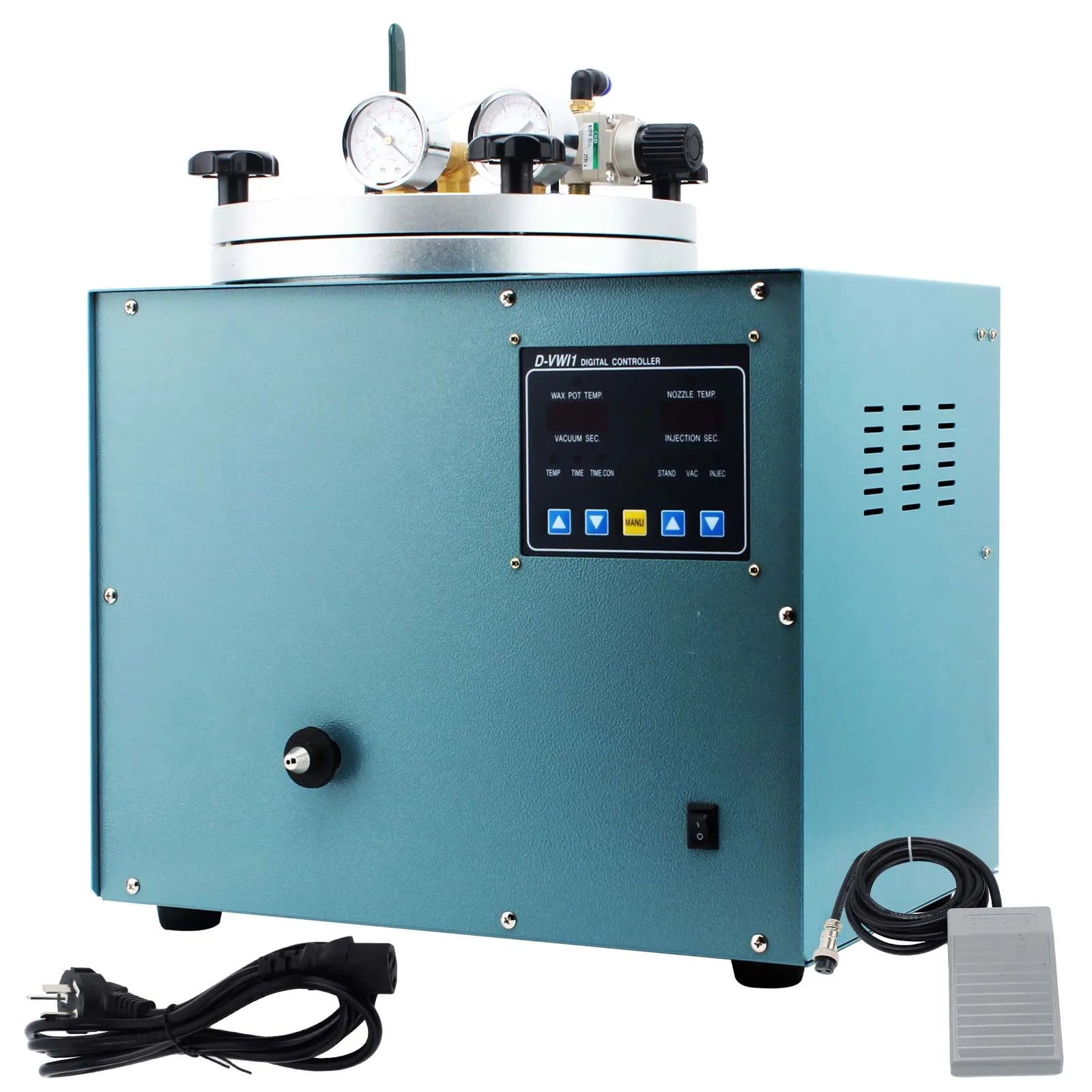 Auble 3KG Digital Capacity Vacuum Casting Machine Jewelry Wax Injector Easy Operation 110V/220V 510W Power Essential Tools