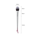 Apsara Deer Flat Head Face Foundation Bronzer Powder Blush Brush for Beauty Blending Liquid Powder Smoothing Face Brush