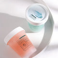250ml PP Food Grade Container clear Transparent Round Plastic Ice Cream Jar With Screw Top Lids