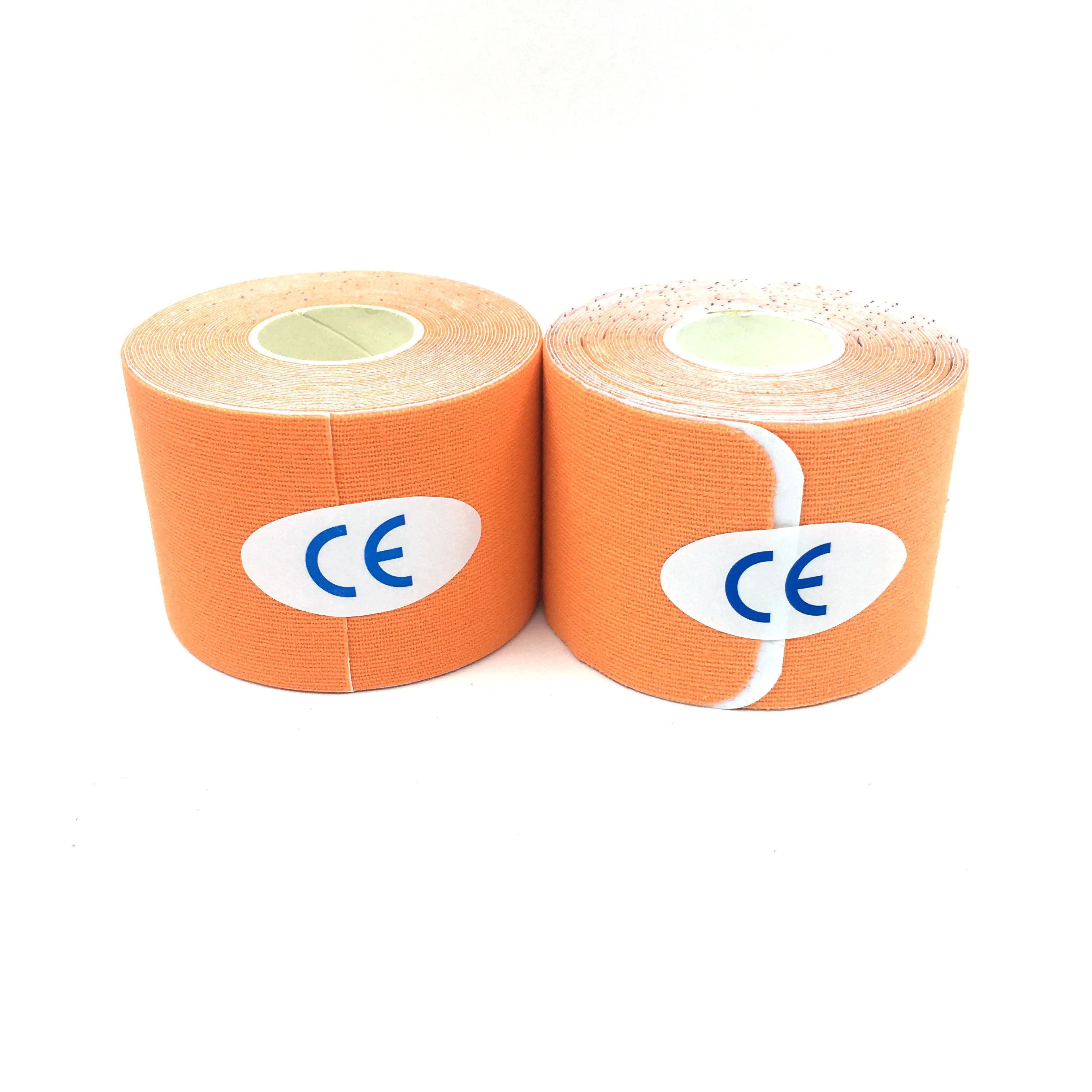 5cm*5m Orange Pre Cut Waterproof Muscle Cure Cotton Kinesiology Tape