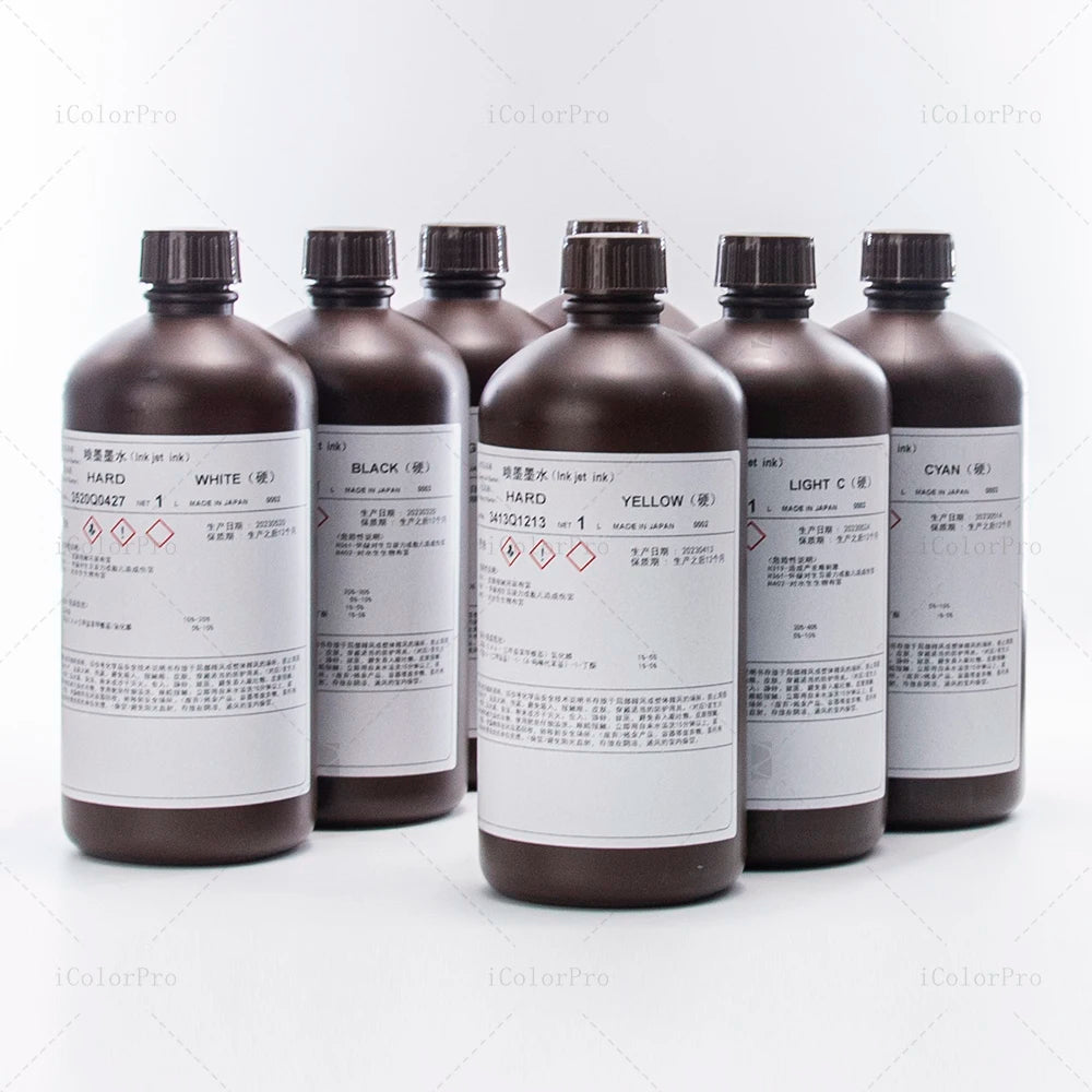 Class a TOYO Light Cyan Hard UV INK Flatbed Printing for Epson Konica Ricoh G4 G5 G6 Printhead