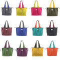Qetesh Shopping Bags Foldable Reusable Grocery Tote  Portable Duffle  for Travel Women Men Fashion Shopping Bag